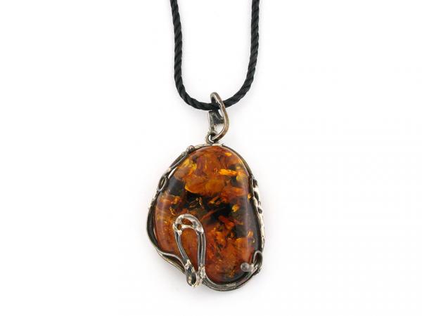 CF01355 - Collana con Pendente Ambra Baltica