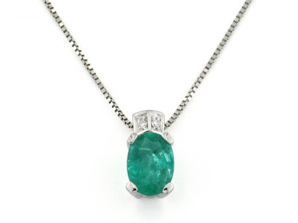 CF01509 - Collana con Smeraldo e Diamanti