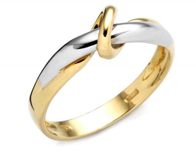 Anello Oro Bicolor Nodo