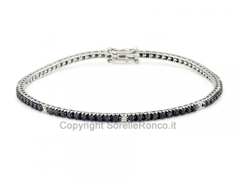 BRACCIALE TENNIS ORO E DIAMANTI