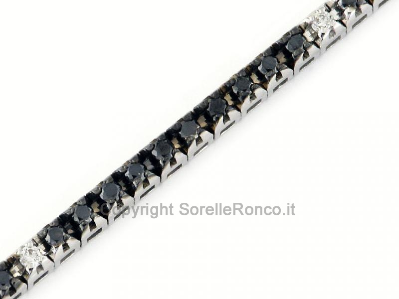 BRACCIALE TENNIS ORO E DIAMANTI