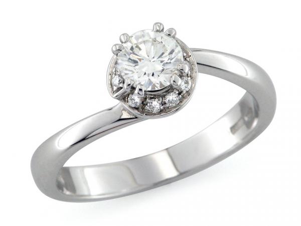 CF01556 - Anello Solitario con Diamante da 0.54 Ct
