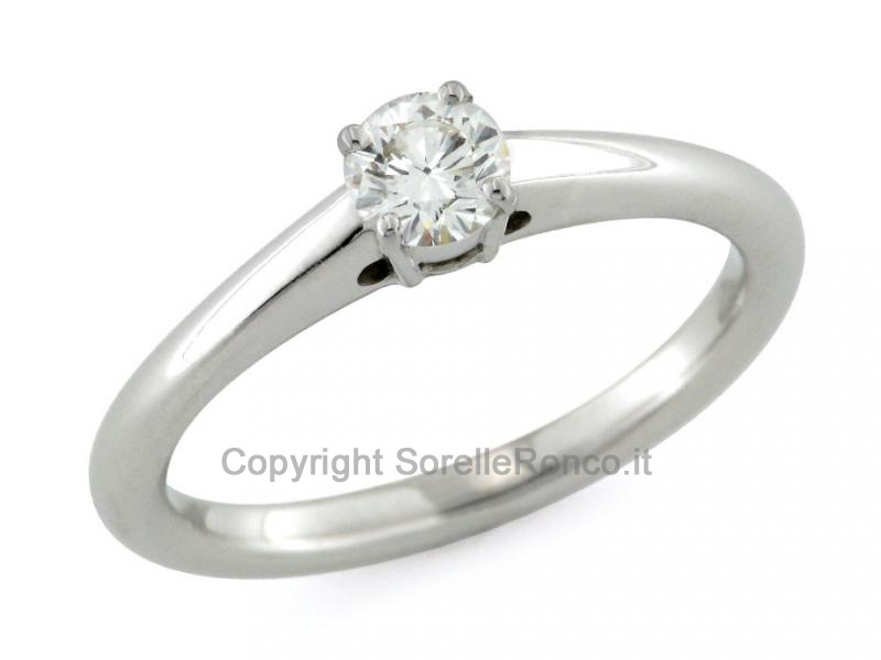 SOLITARIO CON DIAMANTE DA 0.44 CT