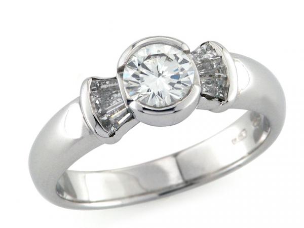 CF01562 - Solitario Art Deco Diamanti da 0.86 Ct