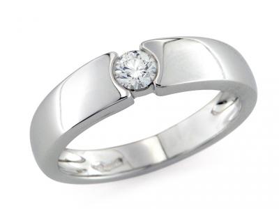 Solitario con Diamante da 0.20 Ct