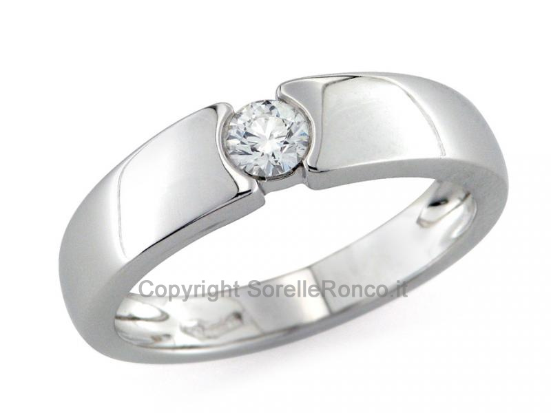 SOLITARIO CON DIAMANTE DA 0.20 CT