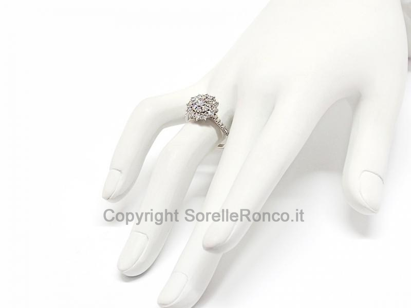 ANELLO IN ORO CON DIAMANTI  1.08 CT
