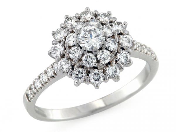 CF01577 - Anello in Oro con Diamanti  1.08 Ct