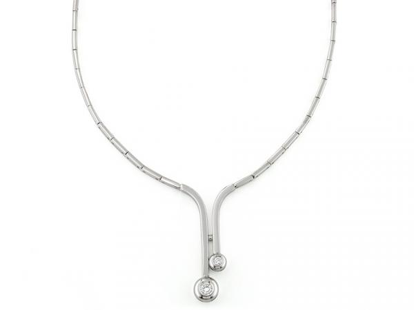 CF01594 - Girocollo Lariat Oro con Diamanti