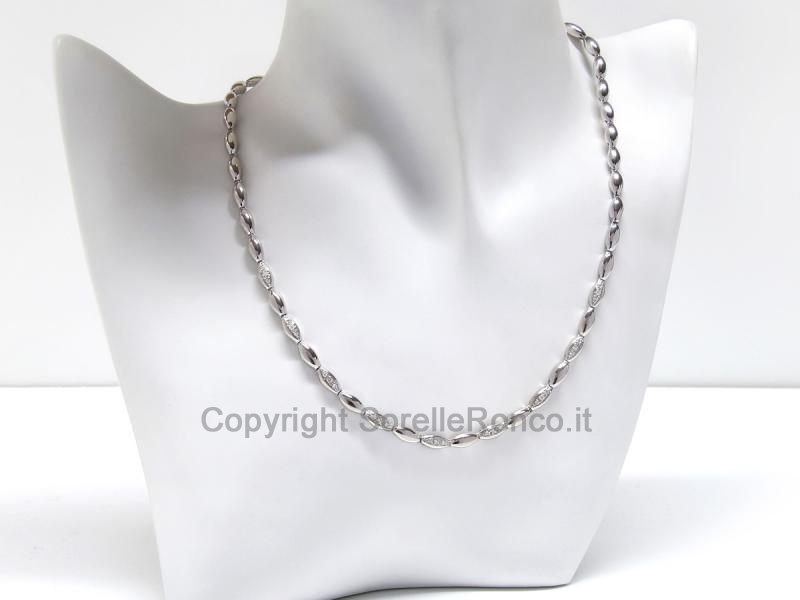 COLLANA ORO E DIAMANTI 0.27 CT