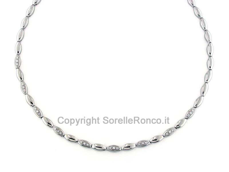 COLLANA ORO E DIAMANTI 0.27 CT