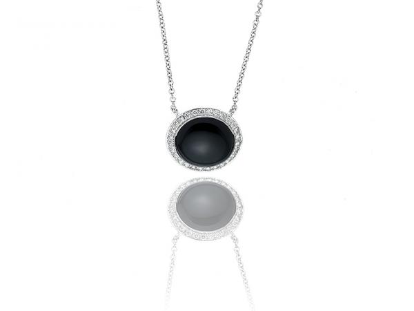 CF01632 - Collana Diamanti e Onice