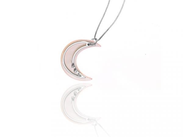 CF01634 - Collana in Oro e Madreperla Rosé