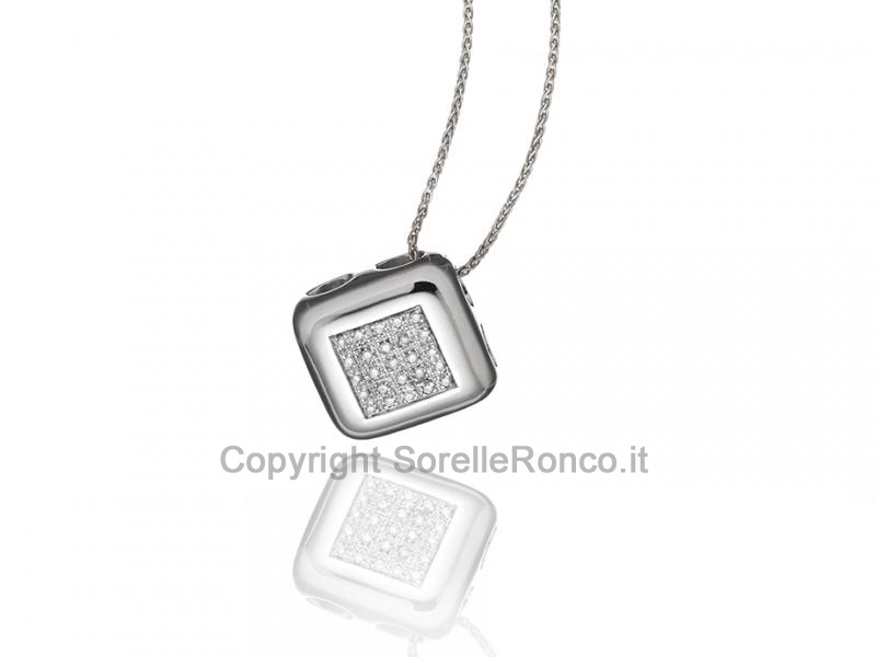 COLLANA CON PENDENTE DIAMANTI 0.20 CT