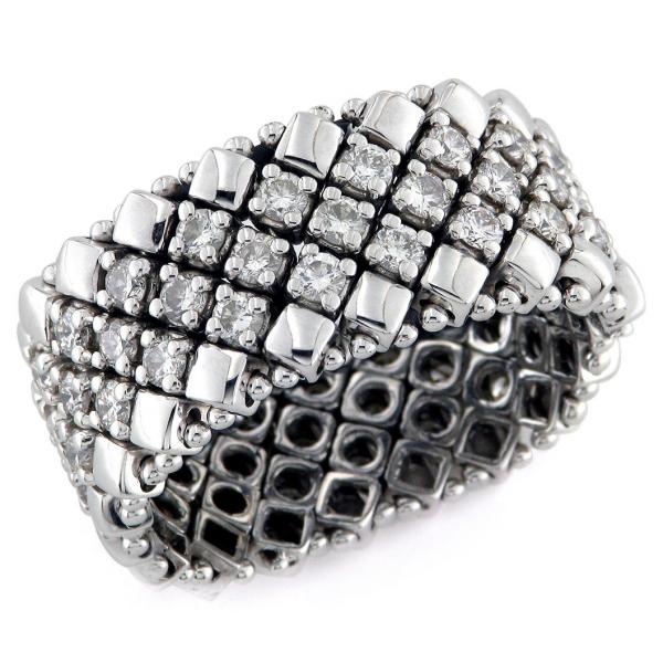 CF01640 - Anello a fascia Snodato in Oro e Diamanti