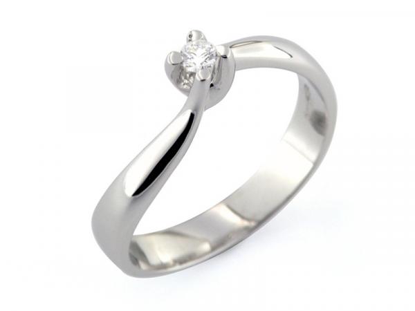 CF01658 - Anello Valentino Oro e Diamante 0.08 Ct