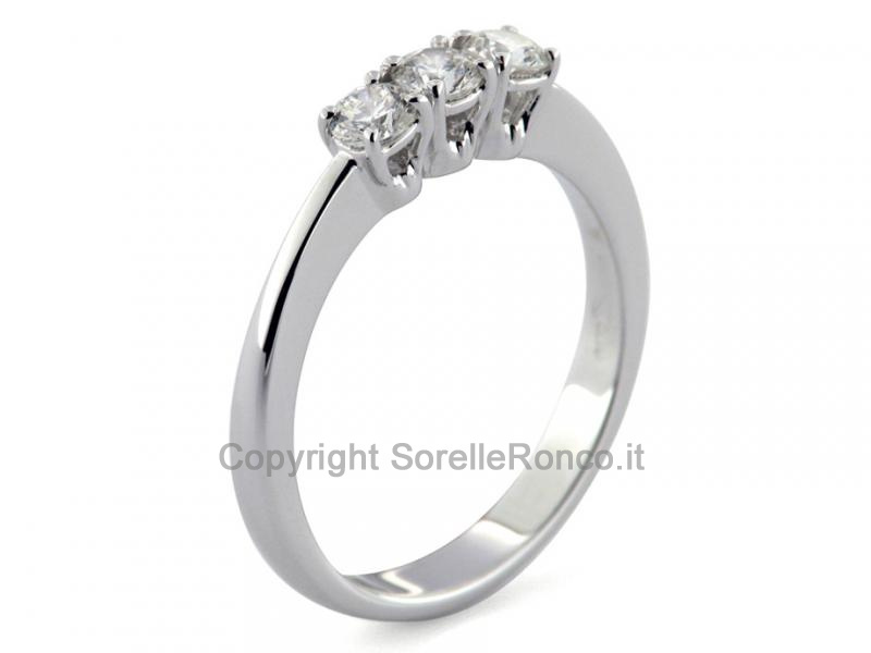ANELLO FIDANZAMENTO DIAMANTI 0.42 CT