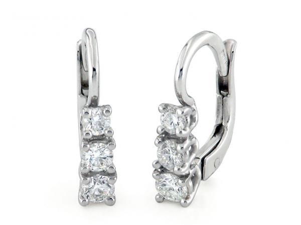 CF01812 - Orecchini Oro e Diamanti Trilogy 0.46 Ct