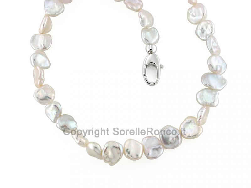 COLLANA PERLE BAROCCHE DA Ø 9-10 MM