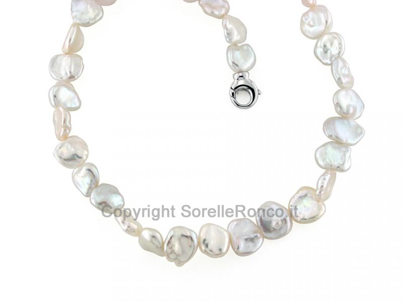 COLLANA PERLE BAROCCHE DA Ø 8-10 MM