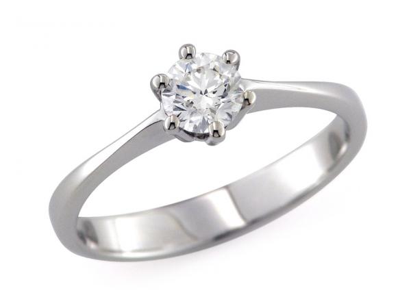 CF01822 - Anello Solitario con Diamante da 0.50 Ct