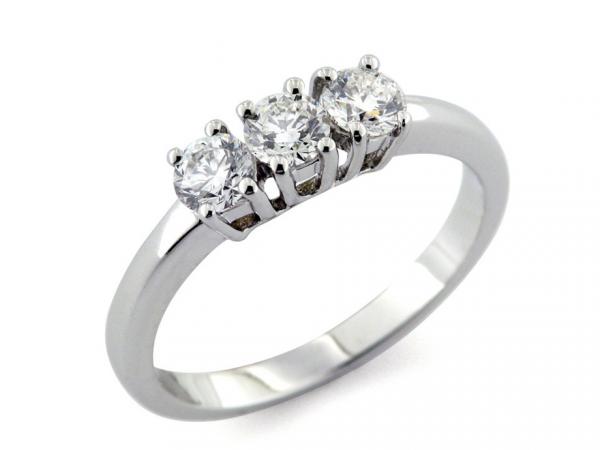 CF01826 - Anello Promessa Diamanti 0.25 Ct