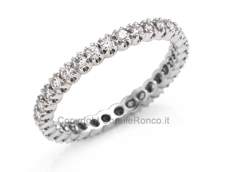 ANELLO ETERNITY CON DIAMANTI 0.66 CT