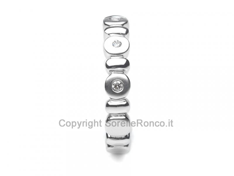ANELLO ETERNITY CON DIAMANTI 0.10 CT