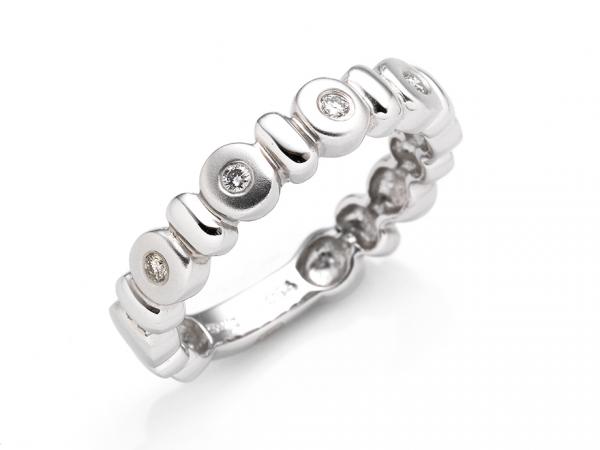 CF01832 - Anello Eternity con Diamanti 0.10 Ct