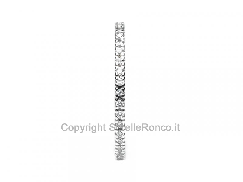 ANELLO ETERNITY CON DIAMANTI 0.20 CT