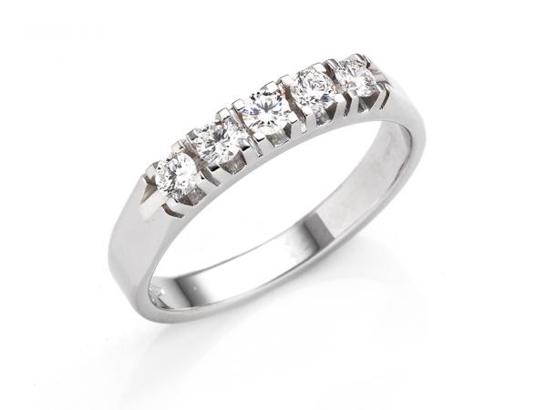 CF01849 - Anello Riviera Oro e Diamanti da 0.40 Ct