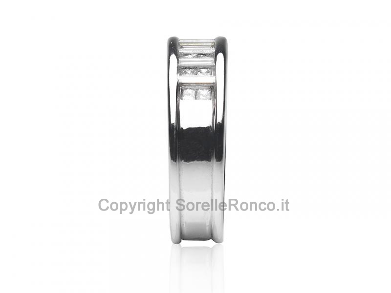 ANELLO RIVIERA ORO E DIAMANTI DA 1.25 CT