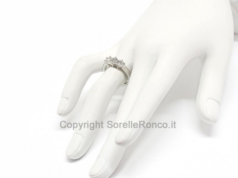 ANELLO TRILOGY DIAMANTI DA 1.23 CT