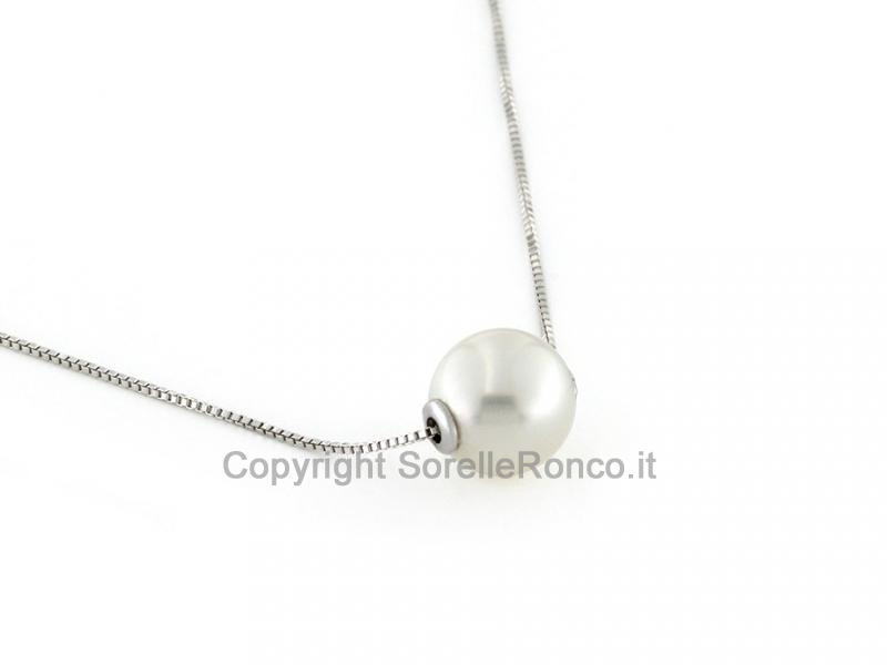 GIROCOLLO ORO E PERLA Ø 7.5-8 MM
