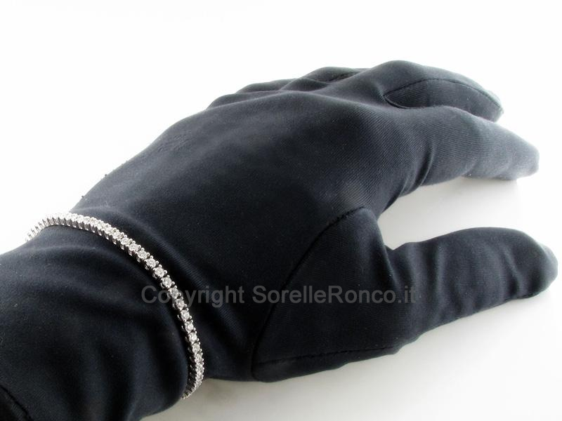 BRACCIALE TENNIS CON DIAMANTI 3.15 CT