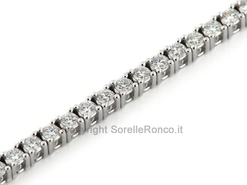 BRACCIALE TENNIS CON DIAMANTI 3.15 CT