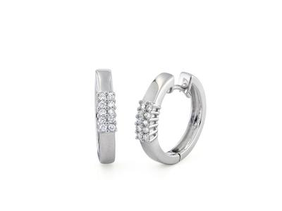 Orecchini Oro e Diamanti 0.28 Ct