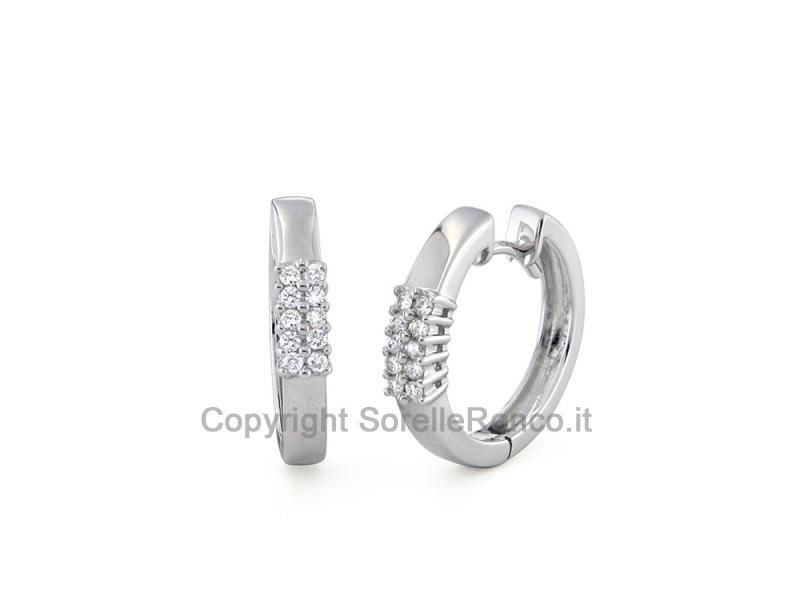 ORECCHINI ORO E DIAMANTI 0.28 CT
