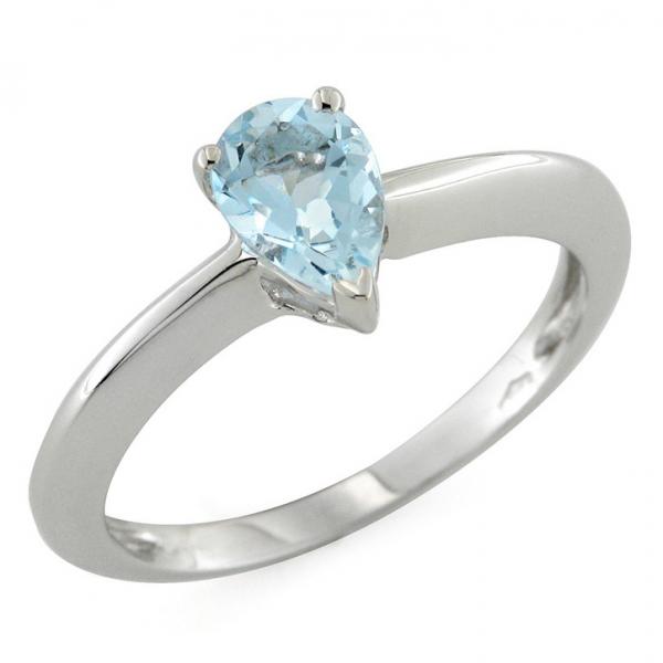 CF01923 - Anello in Oro con Acquamarina 0.60 Ct