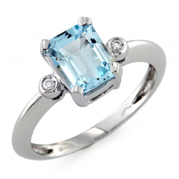 CF01926 - Anello in Oro con Acquamarina 1.50 Ct