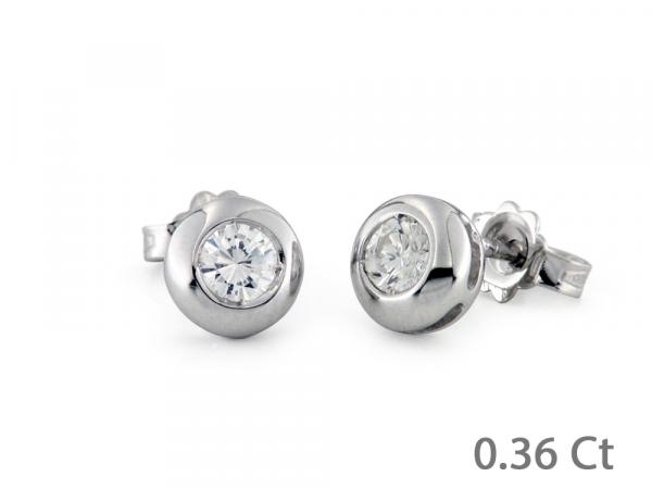 CF01928 - Orecchini Puntoluce con Diamante 0.36 Ct