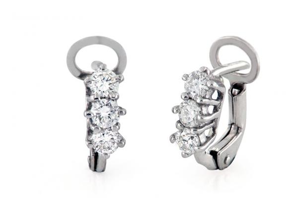 CF01933 - Orecchini Oro e Diamanti Trilogy 0.48 Ct