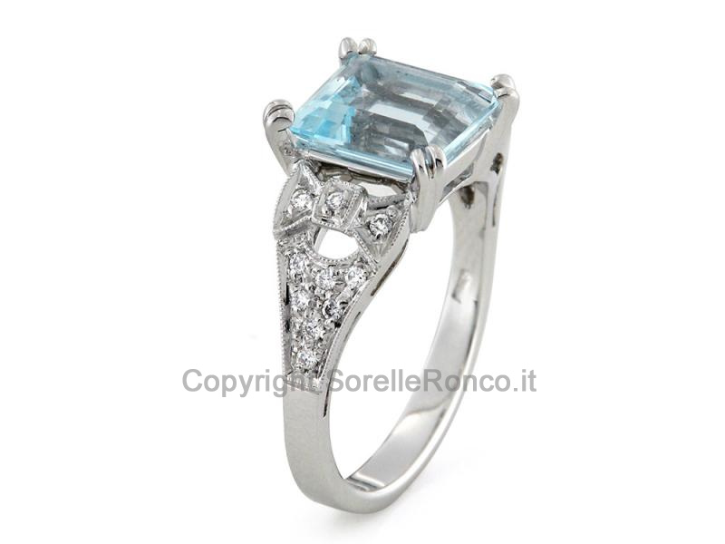 ANELLO IN ORO CON ACQUAMARINA 2.62 CT