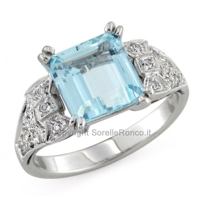 ANELLO IN ORO CON ACQUAMARINA 2.62 CT