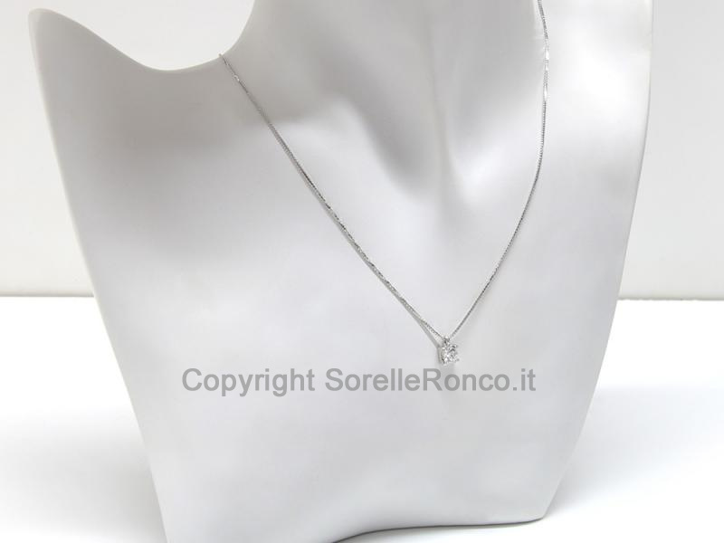 PUNTOLUCE IN ORO CON DIAMANTE 0.41 CT