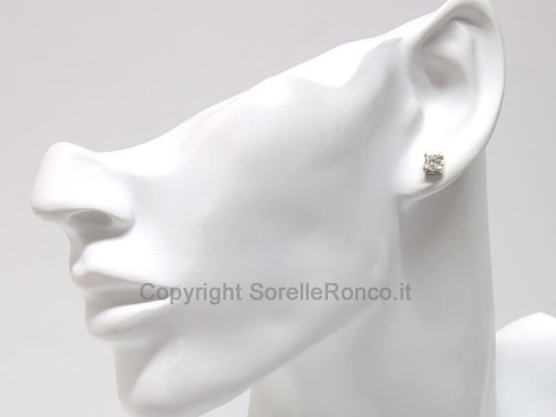 ORECCHINI ORO BIANCO E DIAMANTI 0.80 CT