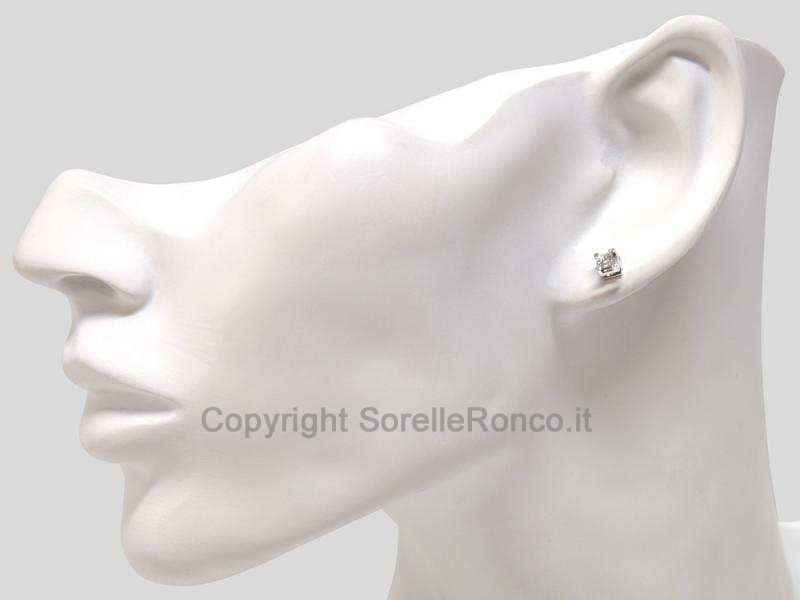 ORECCHINI ORO BIANCO E DIAMANTI 0.28 CT
