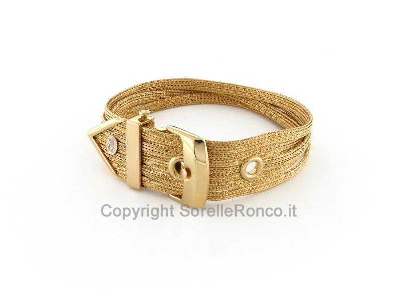 BRACCIALE DONNA A CINTURA IN ORO GIALLO  18 KT
