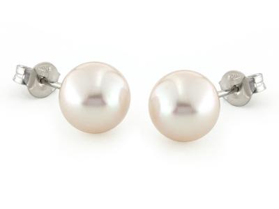 Orecchini  Perle Acqua Dolce ø 9 - 9.5 mm
