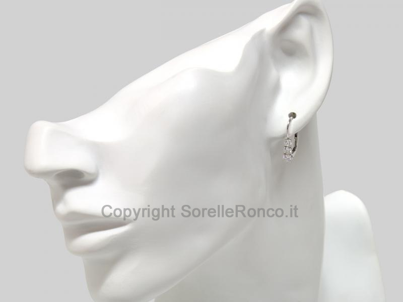 ORECCHINI DAMIANI LIGHTS  ORO E DIAMANTE